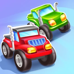 Symbol von Auto rennen spiele für kinder