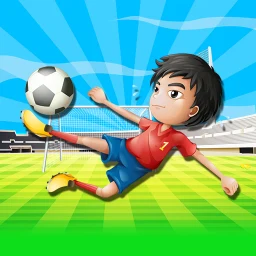 Symbol von Kinder -Fußballspiel